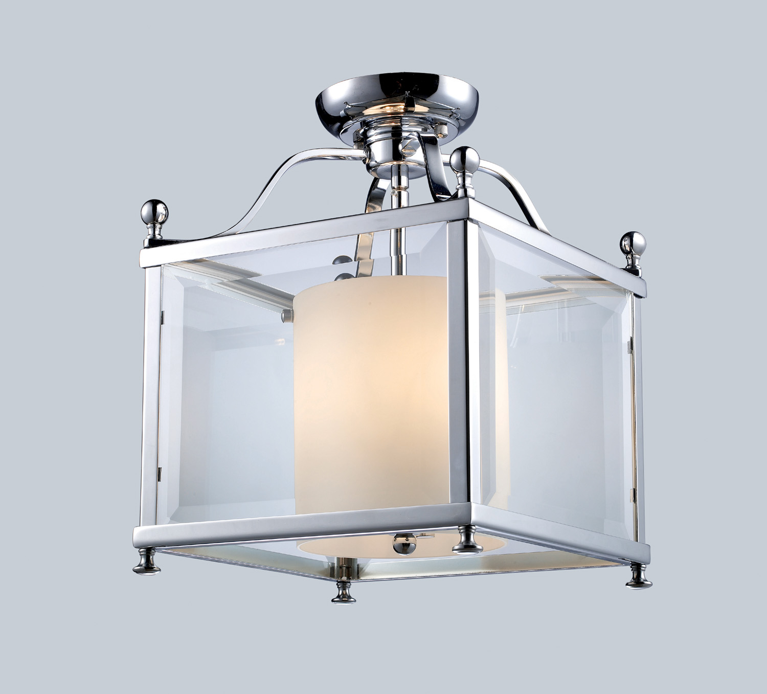 Three Light Semi-Flush Mount