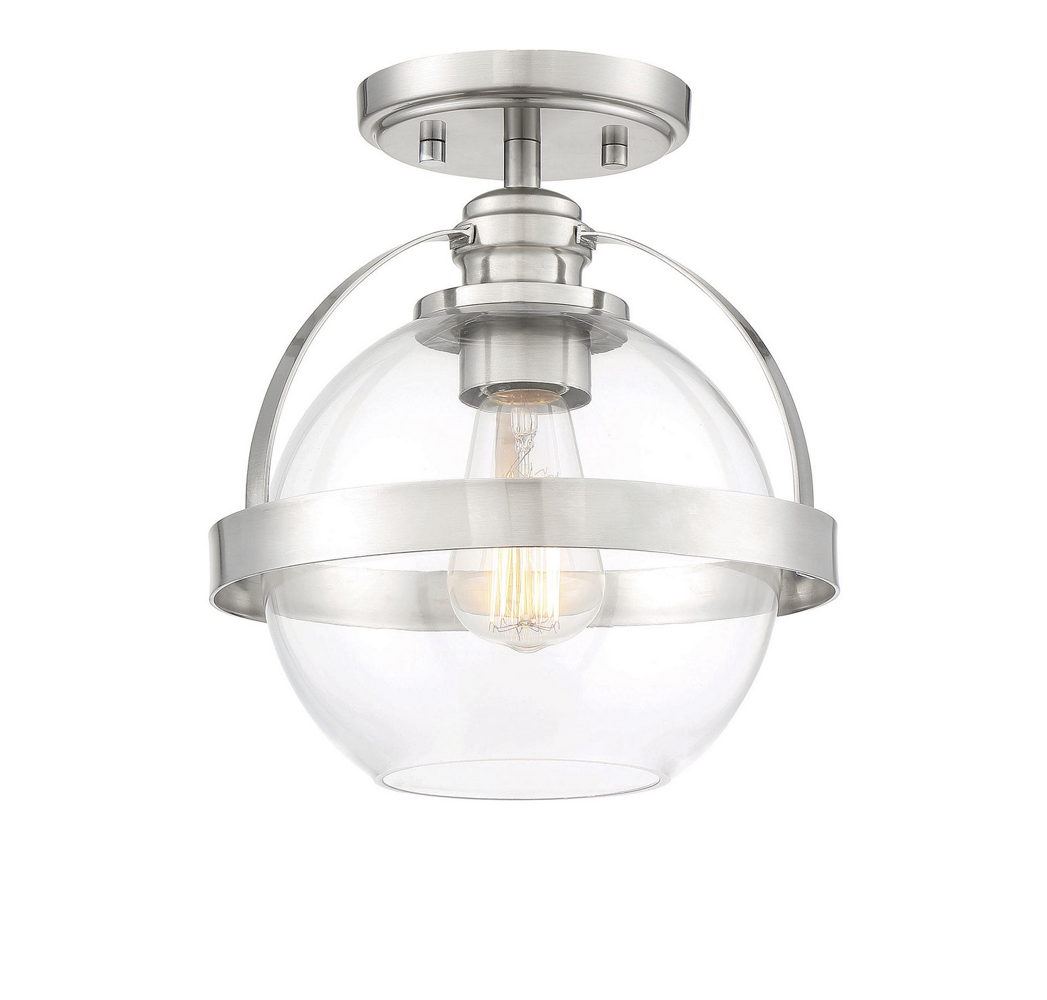 One Light Semi-Flush Mount - OPEN BOX